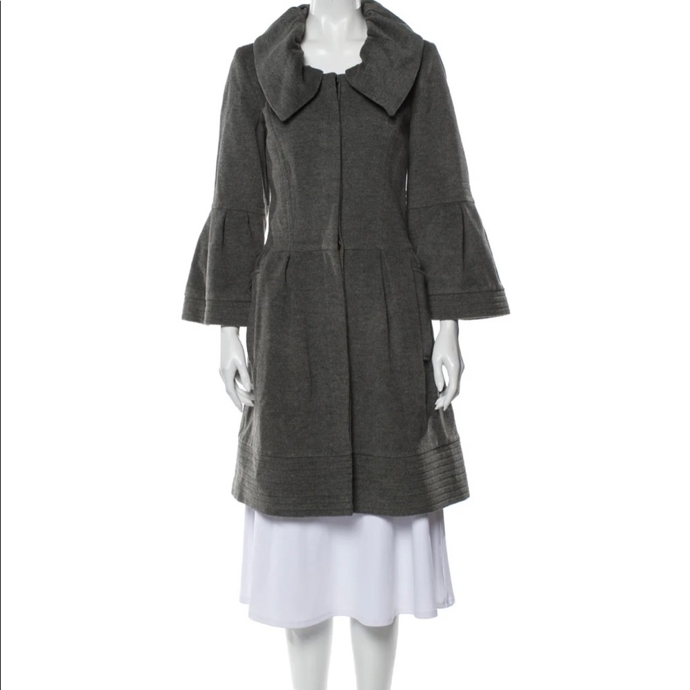 Diane von Furstenberg grey wool coat
